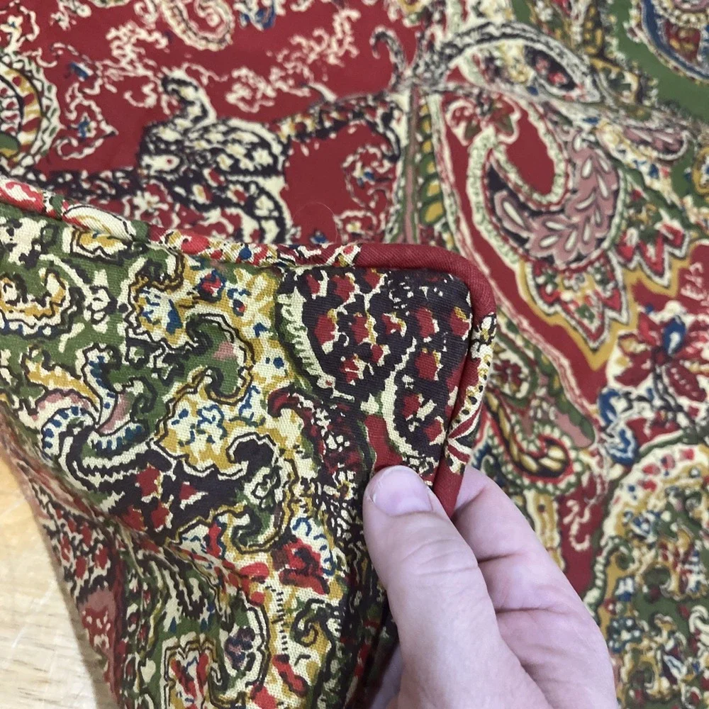 Pottery Barn Sienna Paisley Pillow Cover Euro Square 24